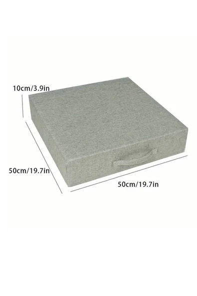 RevuBaby Çoton Kumaş Taşınabilir Meditasyon Minderi Yoga Minderi 10 CM Kalınlıkta - 4