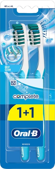 Oral B Diş Fırçası Complete Komple Temizlik 40 Orta 1+1