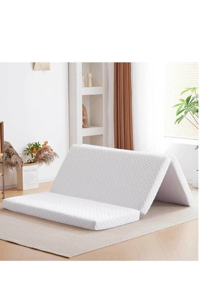 RevuBaby Çoton Kumaş Katlanabilir Yatak Taşınabilir Misafir Yatağı 8 CM Kalınlık