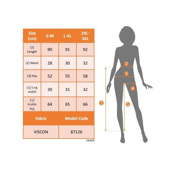 Lucky Life Kadın Lucky Life Kadın Lucky Life Kadın Beli Lastikli Bağcıklı Yanları Yırtmaç Detaylı Bilekten Bağcıklı Viskon Pantolon - 4