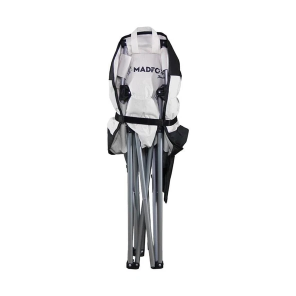 Katlanır Kamp Piknik Sandalyesi - Madfox Moonchair Deluxe - Siyah/Gri - 547212 - Taşıma Çantalı - 6