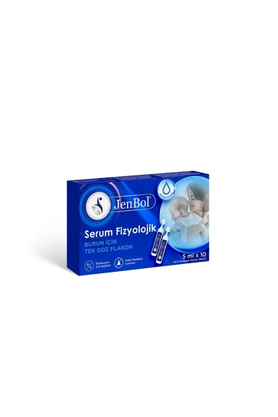 Jenbol Serum Fizyolojik Damla 5 Ml x 10 Flakon