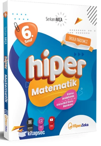 6. Sınıf Hiper Matematik Konu Anlatımlı & Etkinlikli Soru Bankası Hiper Zeka