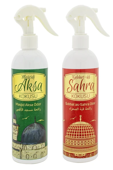 Mescidi Aksa Ve Kubbetüs Sahra Kokusu Sprey 400 Ml. Beyaz - Resim 2