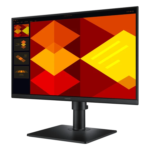 Samsung Essential S4 LS22D400GAUXUF 21.5" 100Hz 5Ms HDMI+DP+USB FullHD IPS Pivot Vesa Monitör - Resim 2