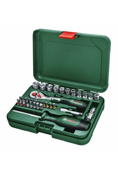 Bosch Home and Garden 1/4" Lokma ve Tornavida Seti 34 Parça - 1600A02BY1 - 3
