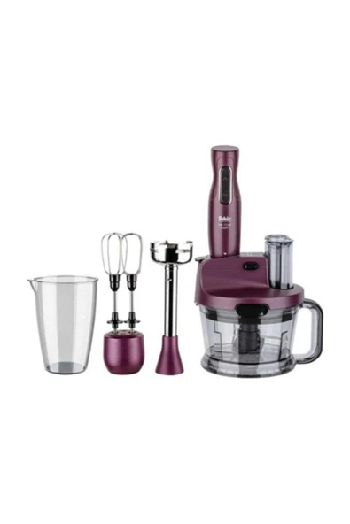 Fakir Mr Chef Quadro Violet 1000 W Blender Seti MAĞAZA VİTRİN ÜRÜNÜDÜR.