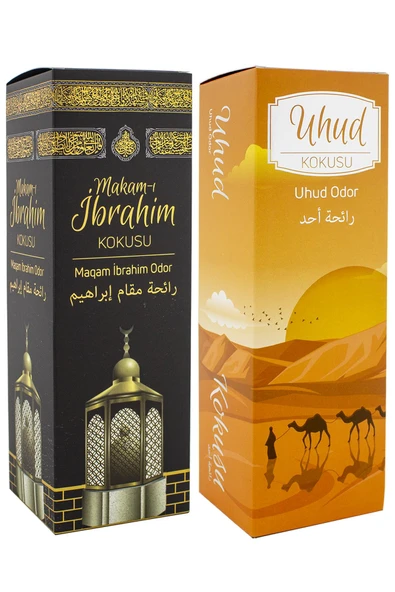 Makamı İbrahim Ve Uhud Kokusu Sprey 400 Ml. Siyah