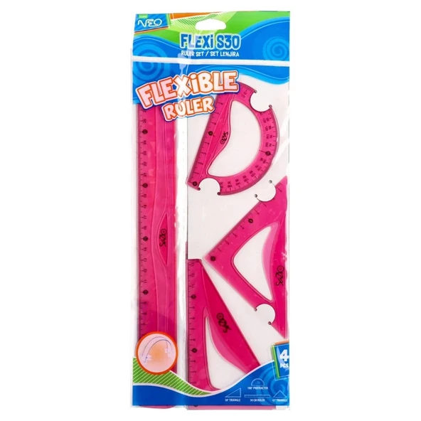 Junior Flexi S30 4 Parça Kırılmaz Çizim Seti (117111) - 3