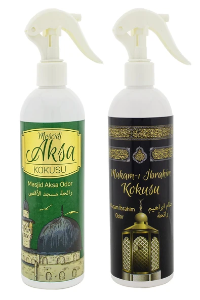 Mescidi Aksa Ve Makamı İbrahim Kokusu Sprey 400 Ml. Beyaz - Resim 2