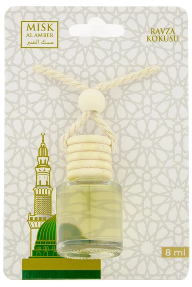 Medine Ravza Kokusu 400ml Sprey Ve Medine Ravza Kokusu 8 Ml Araba Kokusu Cam Şişe - Resim 3