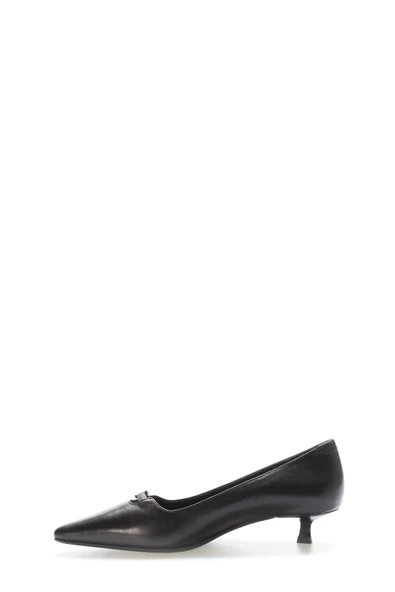 Hakiki Deri  Kadın Kısa Topuklu Ayakkabı 019ZA25-682 - Resim 3