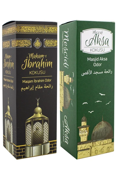 Makamı İbrahim Ve Mescidi Aksa Kokusu Sprey 400 Ml. Siyah ürün görseli 1