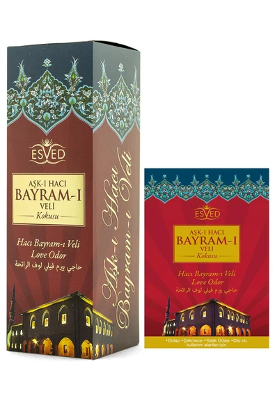 Hacı Bayram Veli Kokusu Sprey 400 Ml Dolap ve Çekmece Kokusu Hediyeli