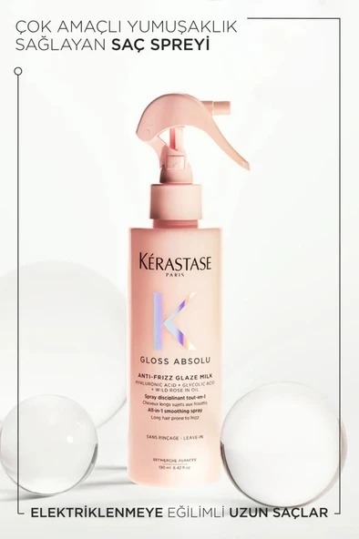 Kerastase Gloss Absolu Elektriklenmeye Eğilimli Saçlar Için Çok Amaçlı Bakım Sütü Spreyi 190 ml - 3