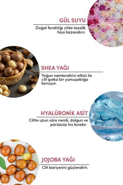 From Natura Rose Nemlendirici Güzellik Kremi 50 ml - Resim 3