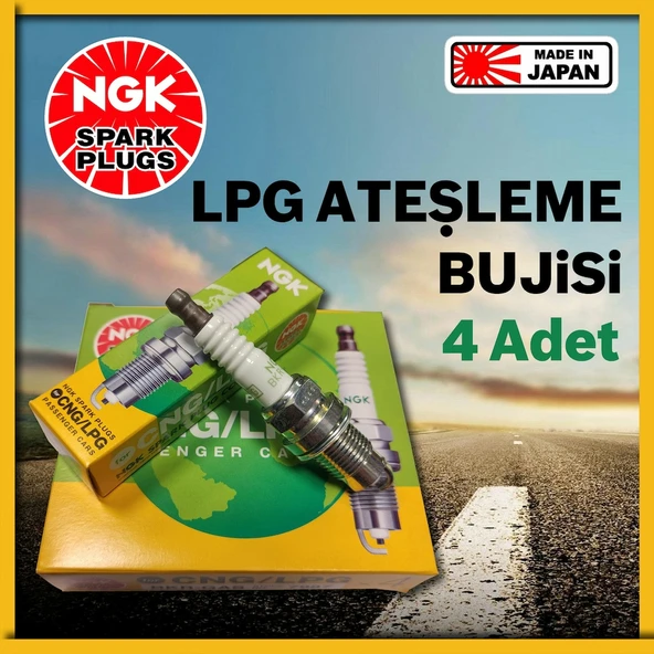 Tofaş Şahin Doğan Kartal Slx 1.6 1.4 İe Ngk Lpg Buji 4 Adet Japan