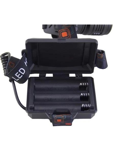 PANTHER PT-5521 USB ŞARJLI KAFA LAMBASI 3X18650 PİLLİ - 2