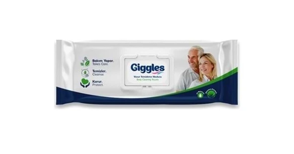 GİGGLES PERİNE BÖLGESİ HAVLUSU 50Lİ