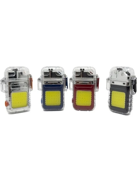 PANTHER PT-6888 USB ŞARJLI ÇAKMAK-FENER 4 RENK 800 LÜMEN - 2