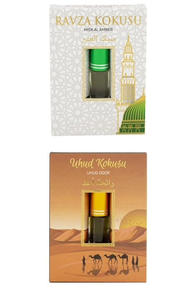 Medine Ravza Kokusu Ve Uhud Kokusu Alkolsüz Esans 3ml