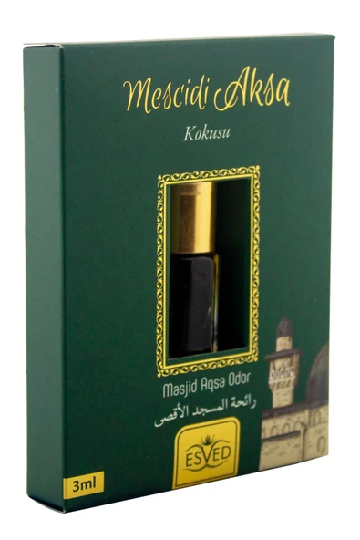 Mescidi Aksa Kokusu Alkolsüz Esans 3ml 12li Paket - Resim 2