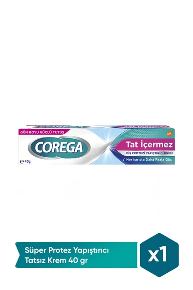 Corega Süper Protez Yapıştırıcı Tatsız Krem 40 gr