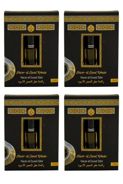 Hacerül Esved Kokusu Alkolsüz Esans 3ml 4 Adet ürün görseli 1
