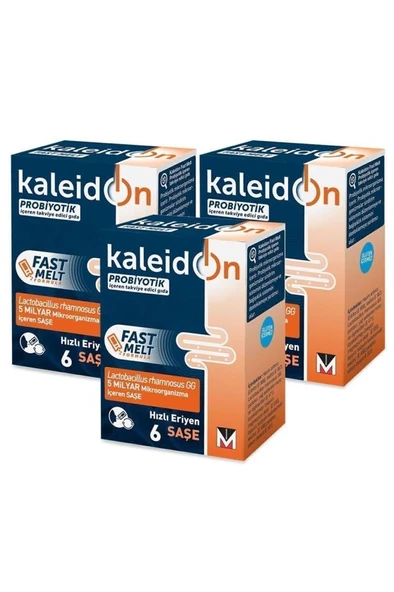 Kaleidon Probiyotik Fast Melt Formula 6 Şase 3 ADET-SKT:05/2026
