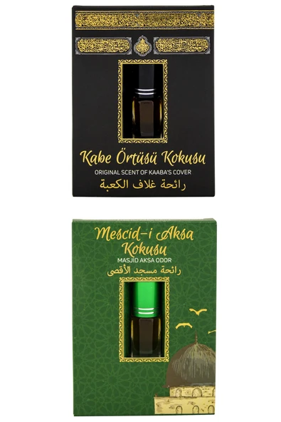 Kabe Örtüsü Kokusu Ve Mescidi Aksa Kokusu Alkolsüz Esans 3ml