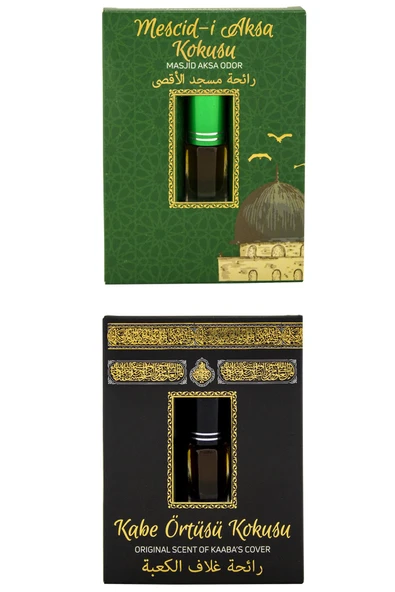 Mescidi Aksa Kokusu Ve Kabe Örtüsü Kokusu Alkolsüz Esans 3ml