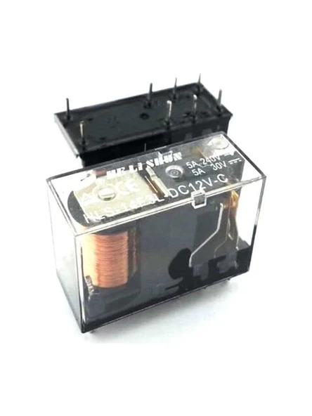 ROLE 12 V 5 AMPER 8 AYAK HLS-14F3L-DC12V-C