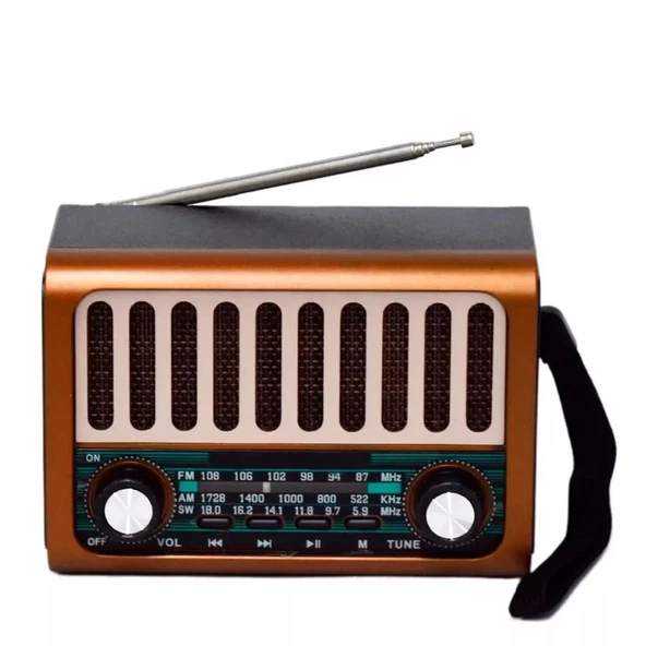 KBROAD KTF-1482 NOSTALJİK RADYO BLUETOOTH USB MİCROSD