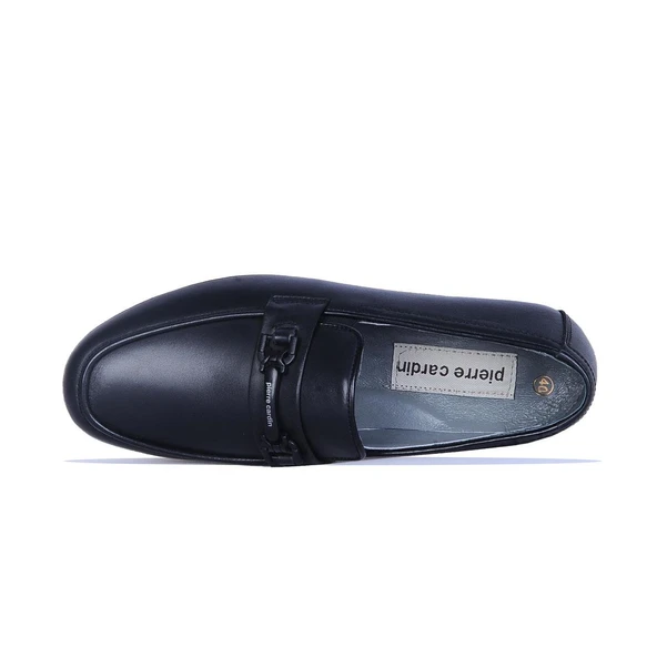 Pierre Cardin 191074 Premıum Siyah Erkek Deri Loafer Ayakkabı - Resim 3