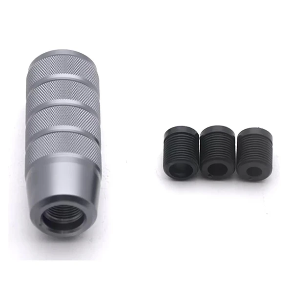 Gri Baklalı Vites Topuzu Metal-Spor Araçlar İçin 9.5cm Renkli Şık Tasarım - 2