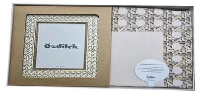 Özdilek Özel Gün Çift Kişilik Nevresim Takımı (Fotoğraf Çerçevesi Hediyeli)-Aurea Bej - 2