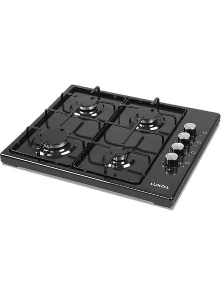 LUXELL LX-420 F Siyah 4 Gözü Gazlı Setüstü Ocak-Doğalgaz