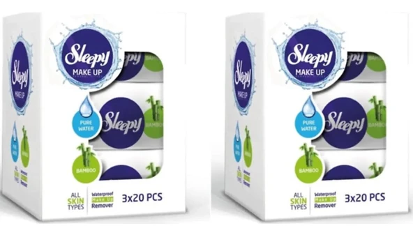 Sleepy Make Up Makyaj Temizleme Mendili 20'li 3 Adet - 4