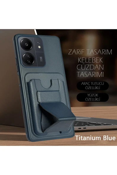 MTL  Xiaomi Redmi 13C Standlı ve Cüzdanlı Kılıf - 4