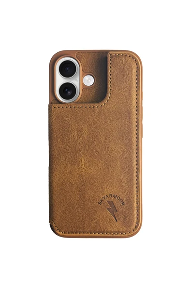 MTL  iPhone 16 Deri Cüzdan Kılıf