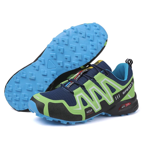 Erkek Outdoor Spor Ayakkabı (Mavi - Yeşil)