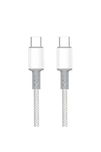 MTL  Type-C to Type-C Hasır Hızlı Şarj ve Data Aktarım Kablosu 1 Metre 60W MT2451 - 2