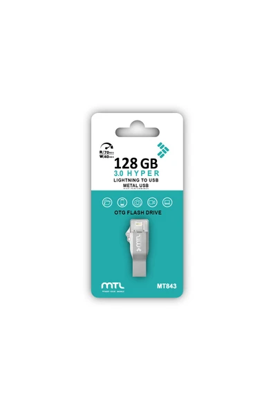 MTL  İphone Ve Ipad Uyumlu 128 Gb Otg'li Usb Flash Bellek Mt843