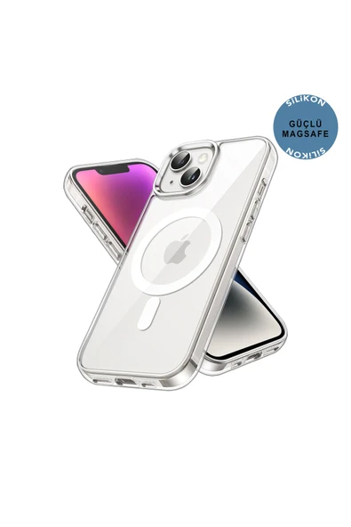 MTL  iPhone 14 Şeffaf Magsafe Kılıf