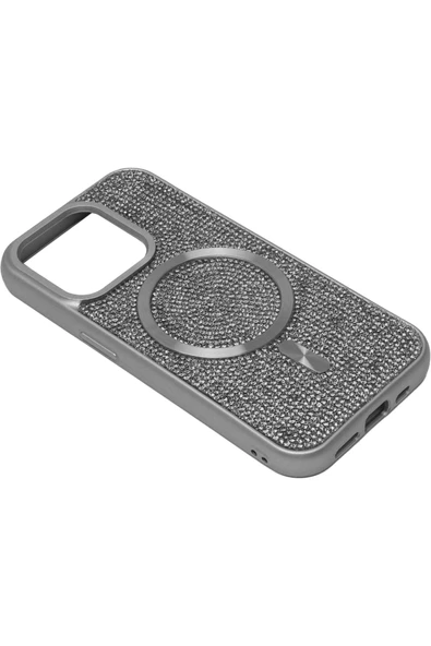 MTL  iPhone 15 Pro Taşlı Magsafe Kılıf - 2