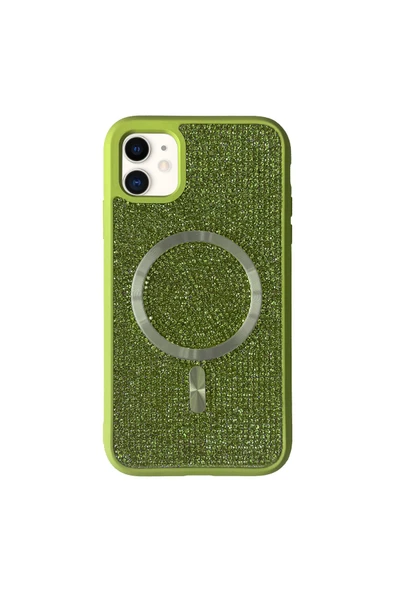 MTL  iPhone 11 Taşlı Magsafe Kılıf