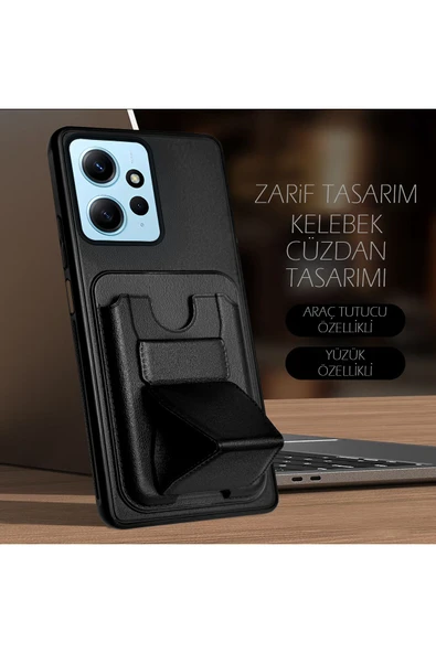 MTL  Redmi Note 12 4G Standlı ve Cüzdanlı Kılıf - 3