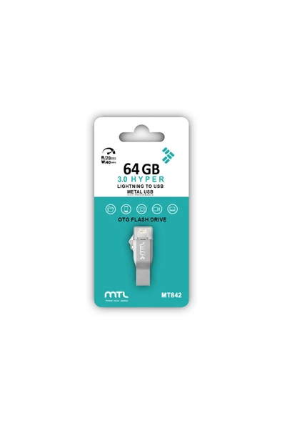 MTL  İphone Ve Ipad Uyumlu 64 Gb Otg'li Usb Flash Bellek Mt842