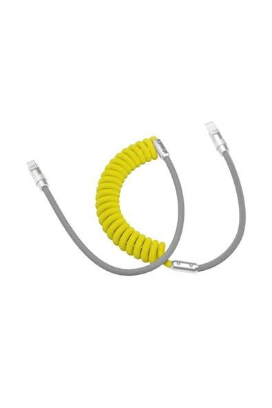 MTL  Type-c to iPhone Spiral Hızlı Şarj ve Data Aktarım Kablosu 2 Metre 30W MT2462 - 2
