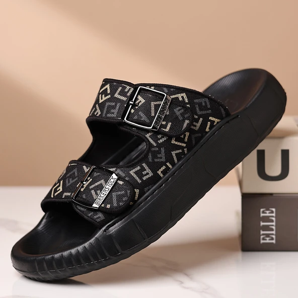 Erkek Plaj Terliği Sandalet (Sarı)